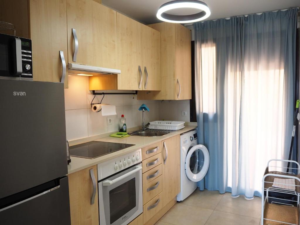 Kuchyň nebo kuchyňský kout v ubytování Villa Marina BA3