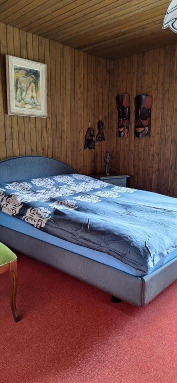 Postel nebo postele na pokoji v ubytování Mansarda Sant'Antonio