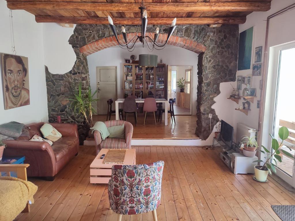 Posezení v ubytování Balkan Retreat