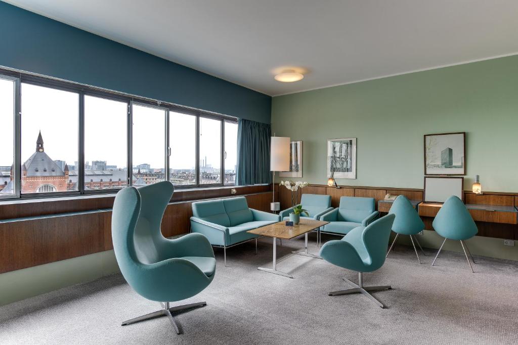 Posezení v ubytování Radisson Collection Royal Hotel, Copenhagen