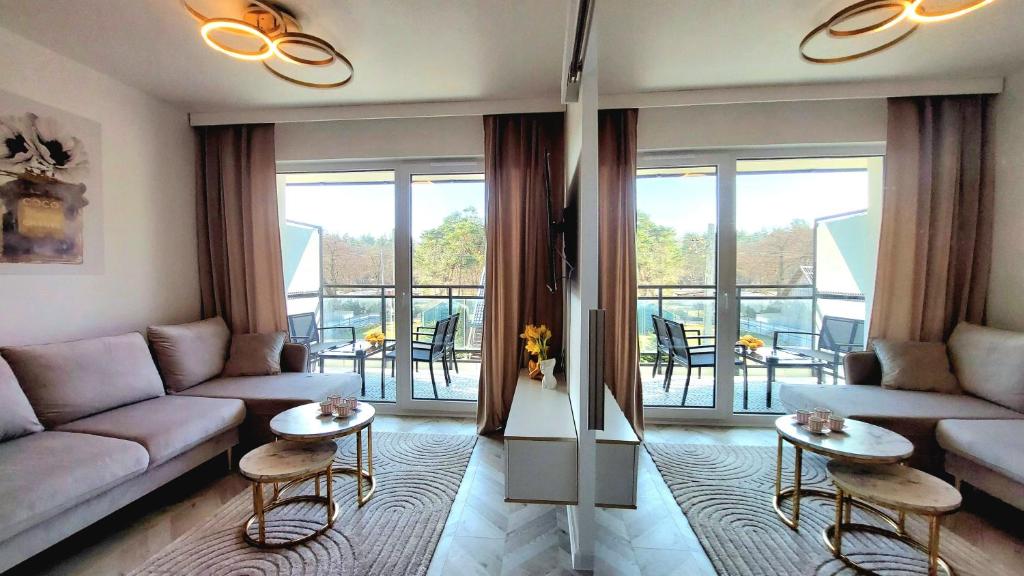 Posezení v ubytování Jantart Resort Słońce Jantaru by TriApart