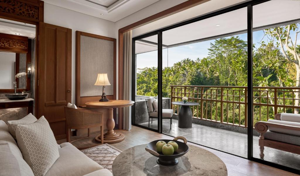 Posezení v ubytování Anantara Ubud Bali Resort