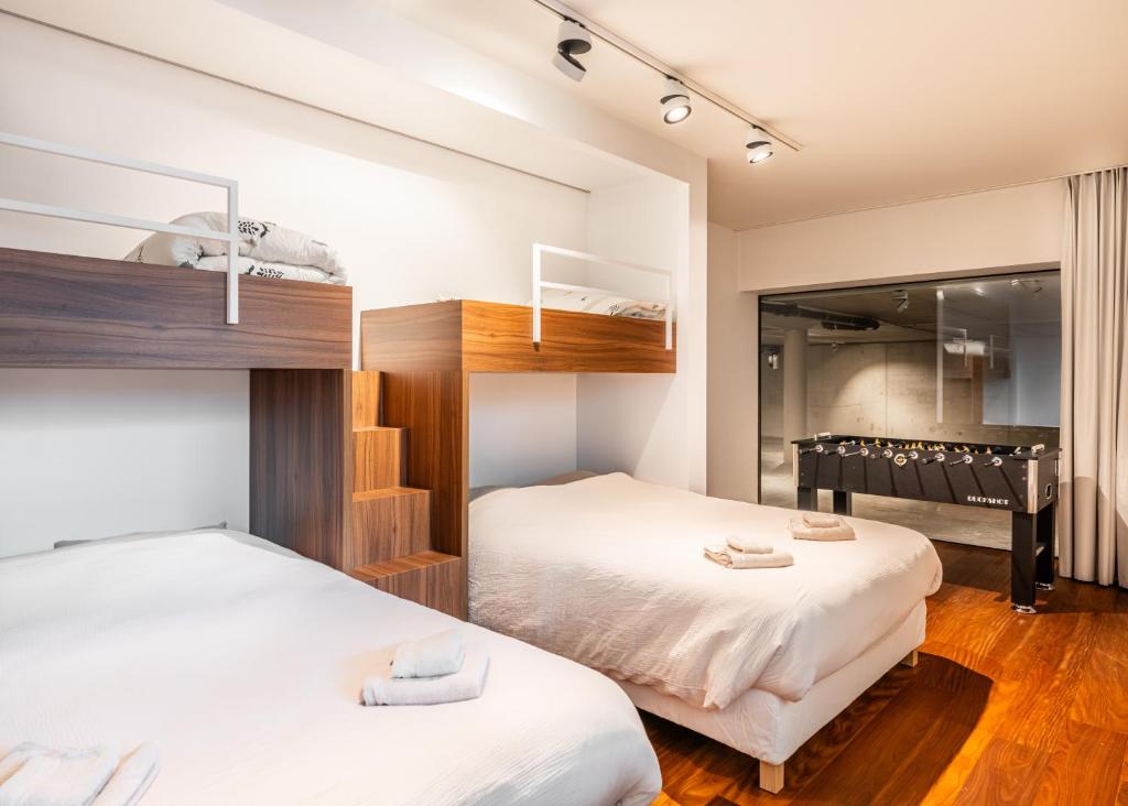 Postel nebo postele na pokoji v ubytování Villa Picasso - Lux Living