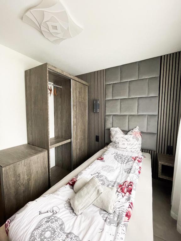 Postel nebo postele na pokoji v ubytování Hotel Löwenstein