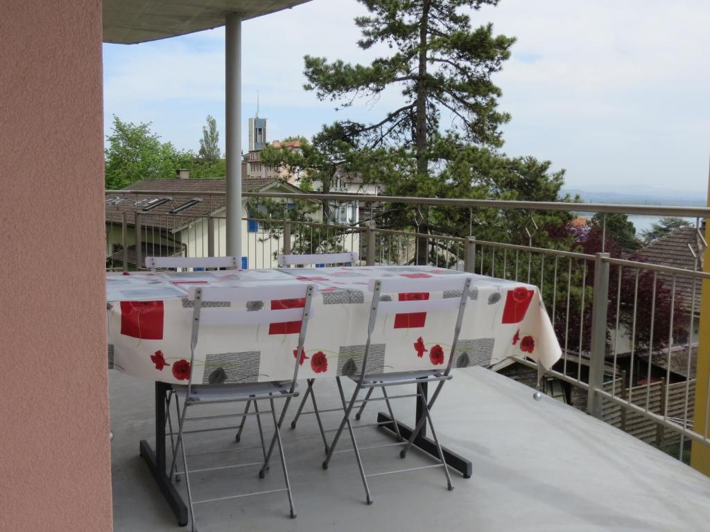Balkón nebo terasa v ubytování Chez Carole (4 pièces)