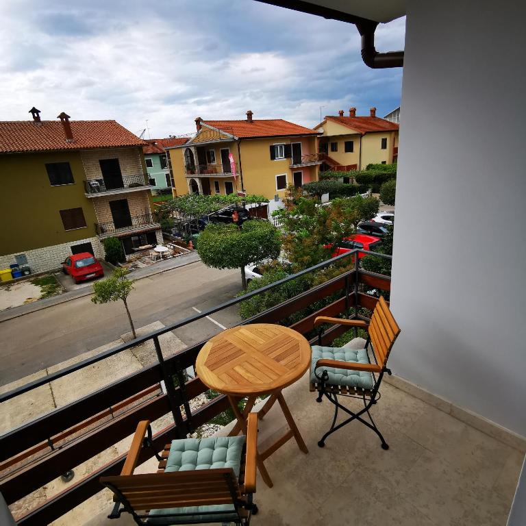 Balkón nebo terasa v ubytování CASA BLANCA