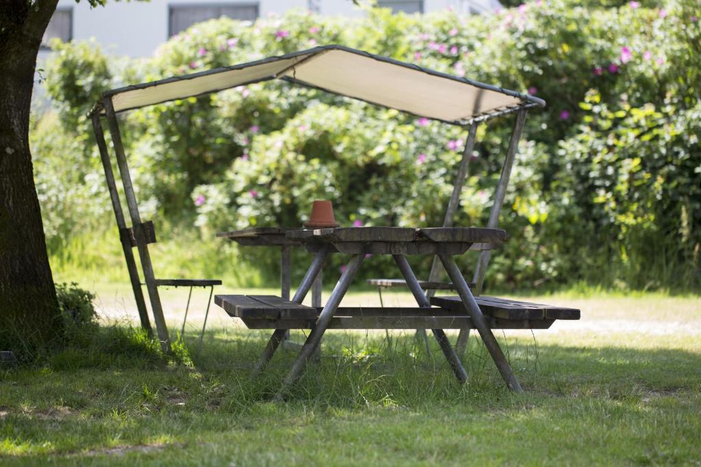 Zahrada ubytování Randbøldal Camping & Cabins
