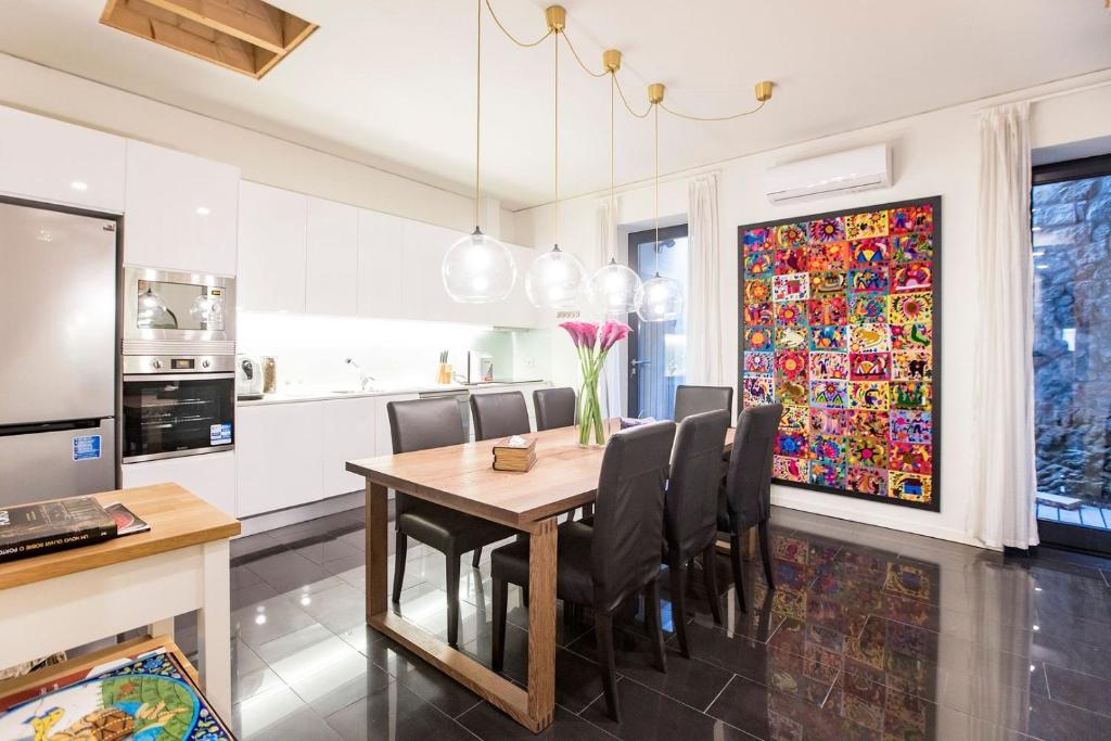 Køkken eller tekøkken på GuestReady - Fantástico apt em Santa Catarina