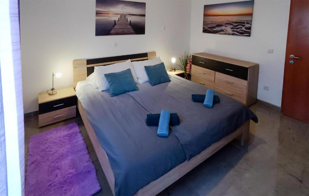 Posteľ alebo postele v izbe v ubytovaní Lovely Apartment In Banjole With Wifi
