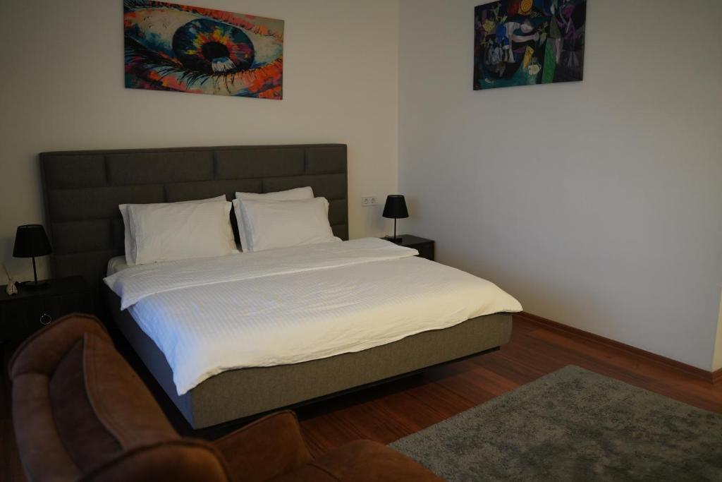 Postel nebo postele na pokoji v ubytování Side Mira Palace & Spa