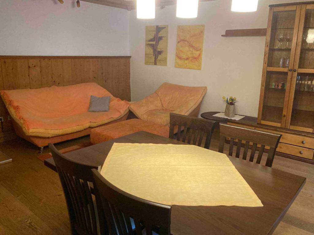 Posezení v ubytování Ferienwohnung Schreiner
