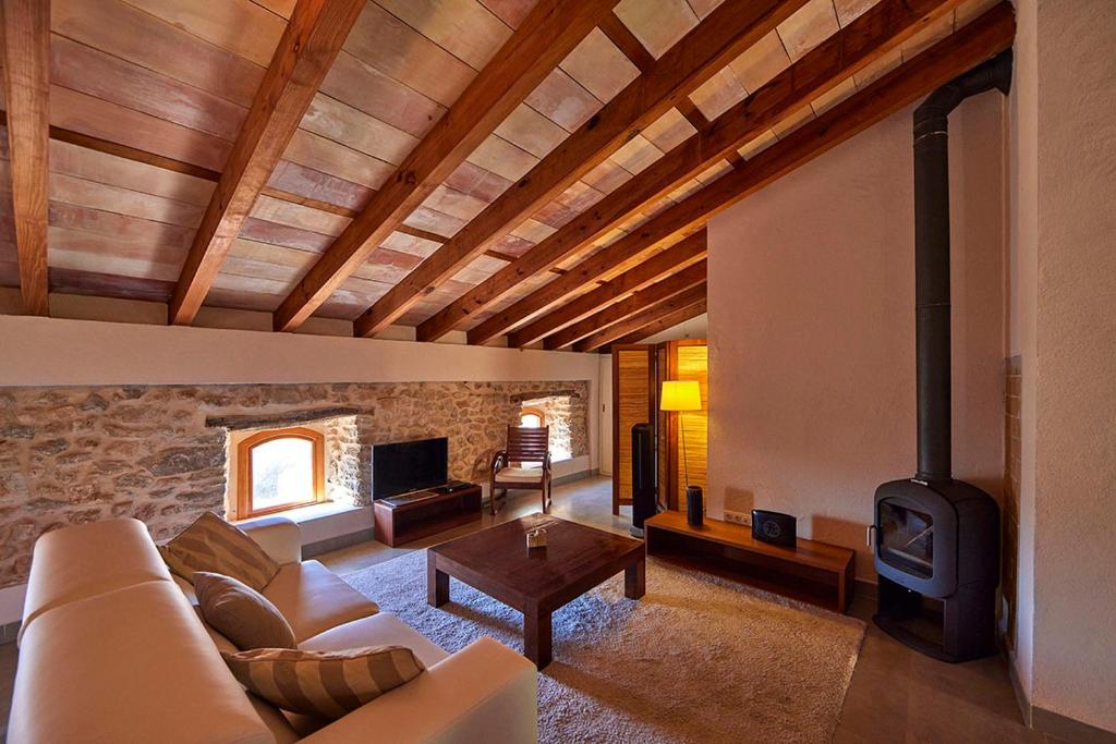 Posezení v ubytování Ca' n Beia Suites - Adults Only