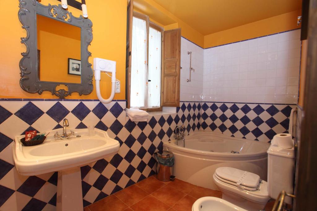 A bathroom at Posada Villa Maria