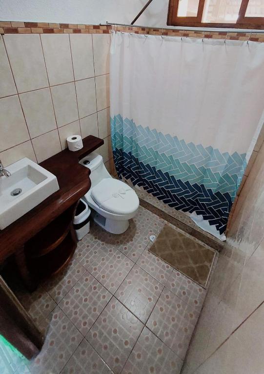 Koupelna v ubytování Casa Berta