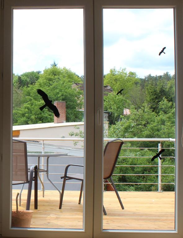 Balkón nebo terasa v ubytování Ferienwohnung am Teupitzsee