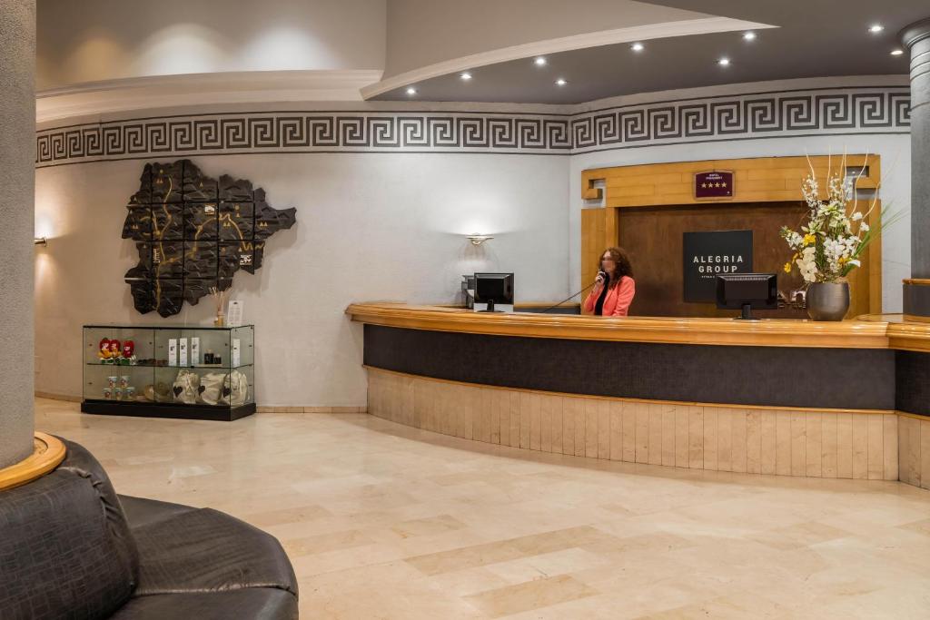 El vestíbulo o zona de recepción de ALEGRIA President