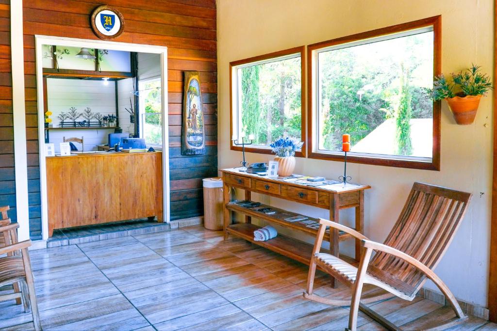 A cozinha ou kitchenette de Pousada Highland