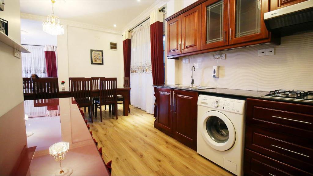 Kuchyň nebo kuchyňský kout v ubytování Windsor Residence