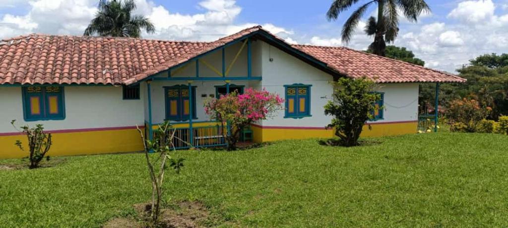 Zahrada ubytování FINCA HOTEL TRADICION CAFETERA
