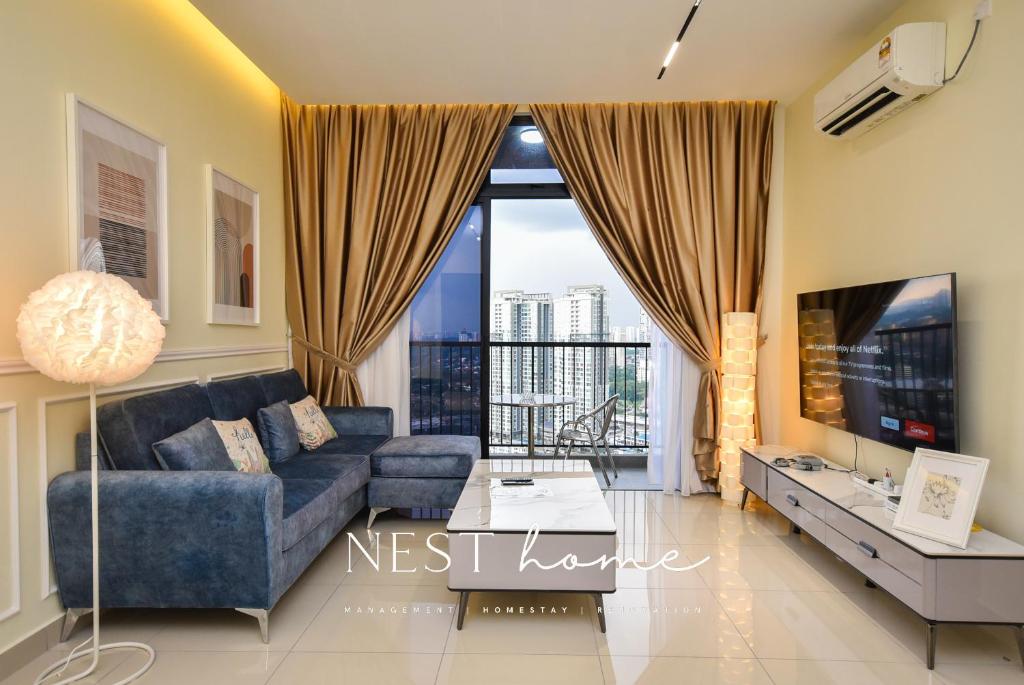 Twin Tower Residence by Nest Home【5 mins walk to CIQ】 - Appartement Met Drie Slaapkamers Met Balkon
