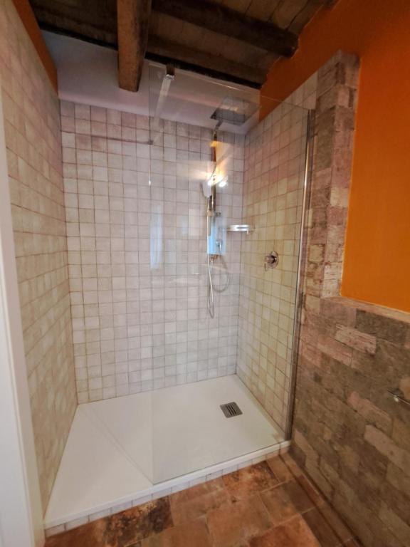 Koupelna v ubytování B&B Ca Rossa