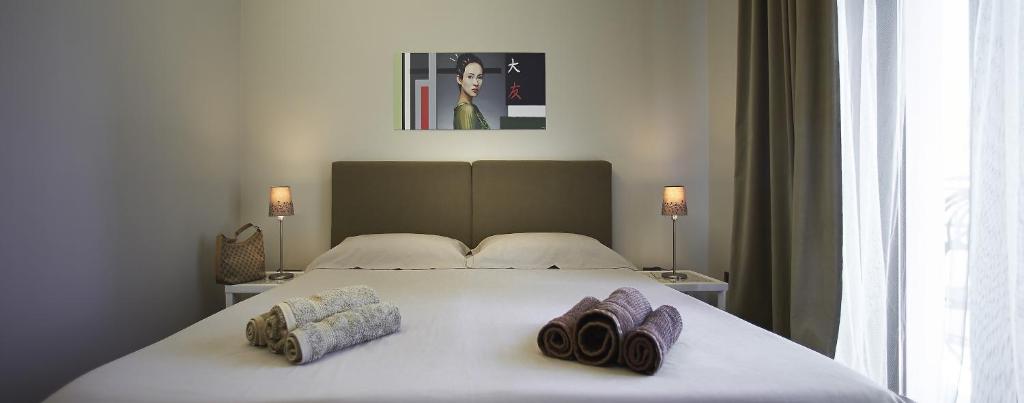 Posteľ alebo postele v izbe v ubytovaní B&B Hotei