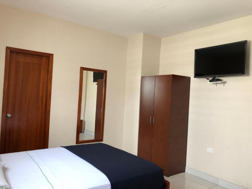 TV a/nebo společenská místnost v ubytování Hotel Arena Blanca