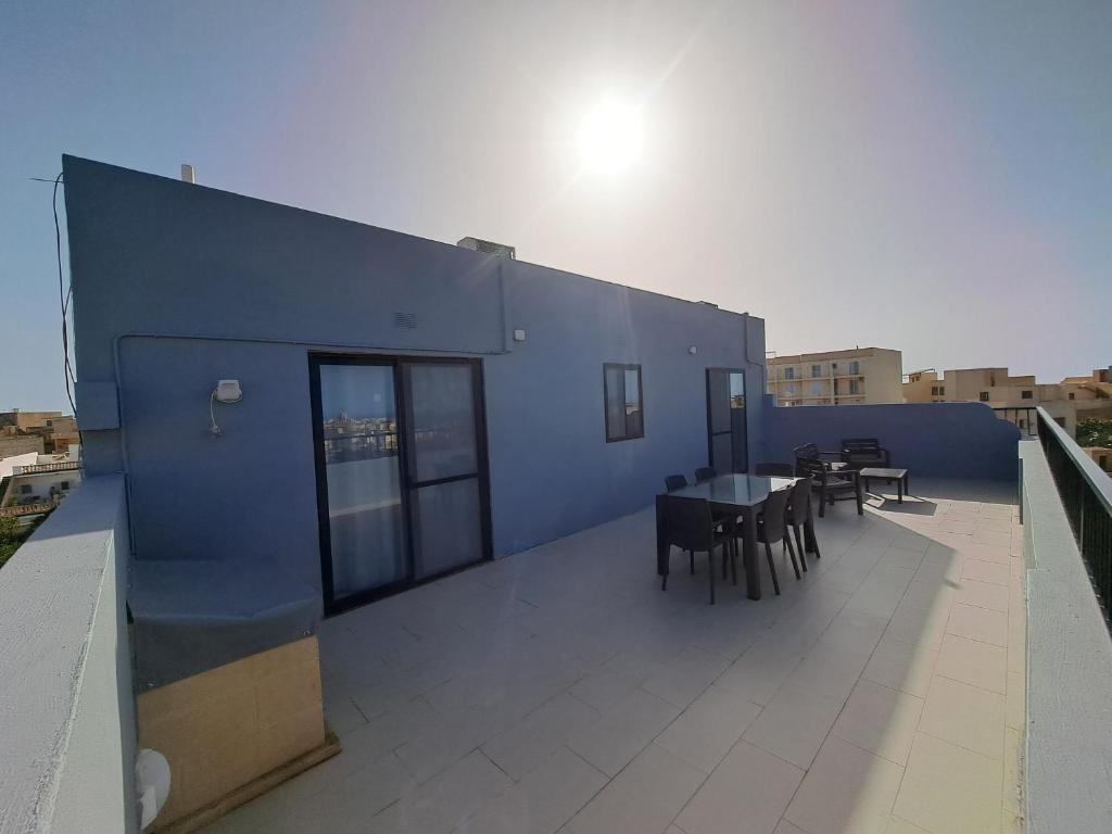 Balkón nebo terasa v ubytování Sea view penthouse