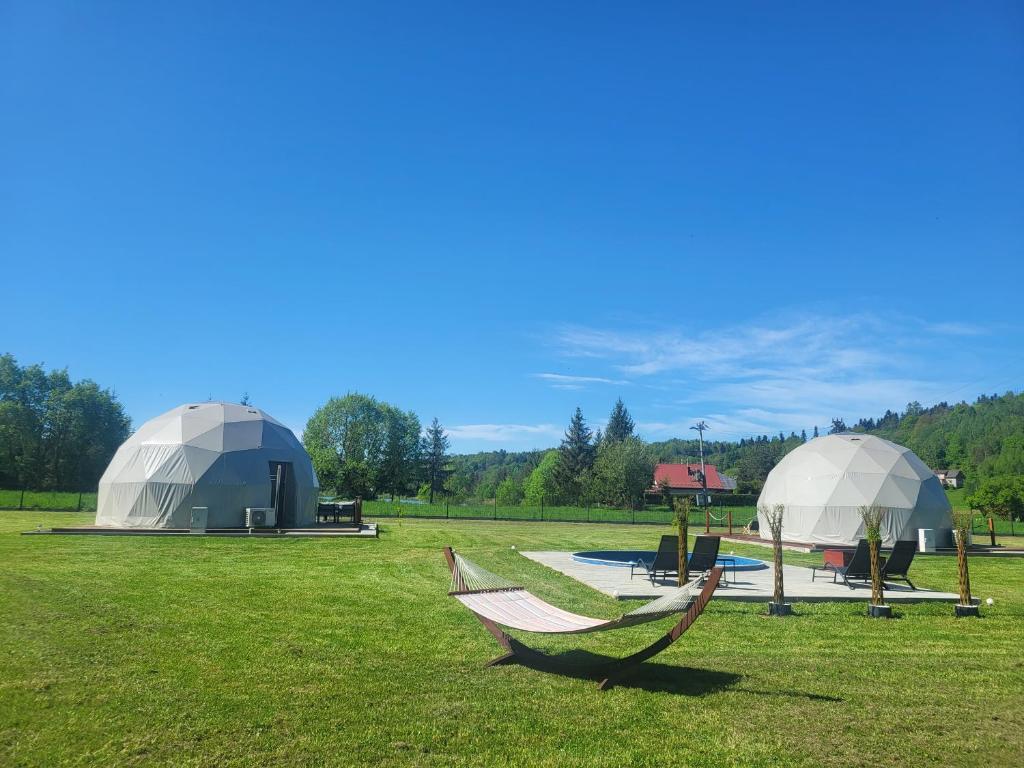 Příroda nedaleko luxury tent