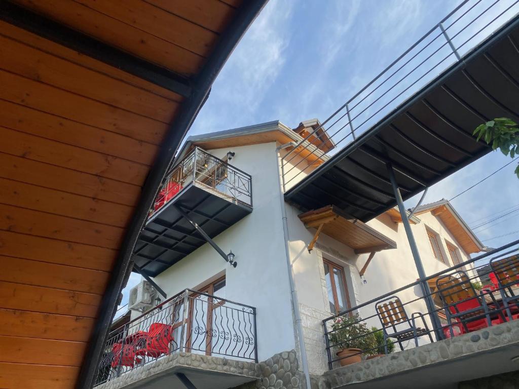 Balkón nebo terasa v ubytování Bixhaku GuestHouse