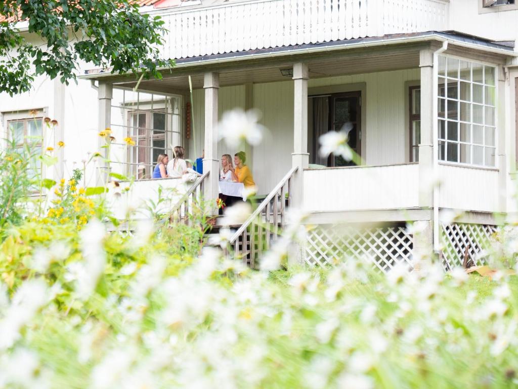 Zahrada ubytování Hurdal Gjestegård
