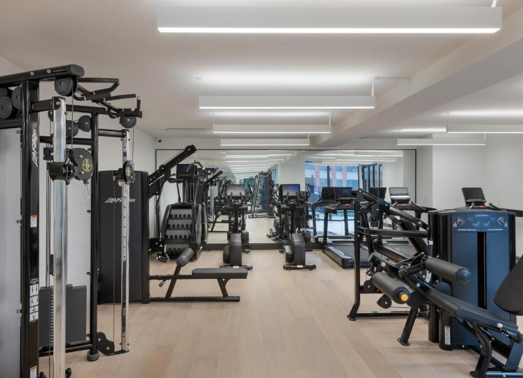Fitness centrum a/nebo fitness zařízení v ubytování ROOST Kelly Drive
