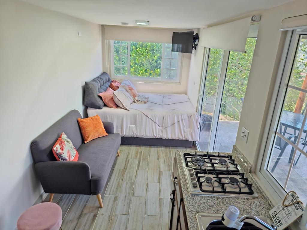 Posezení v ubytování Aldayah Tiny Village