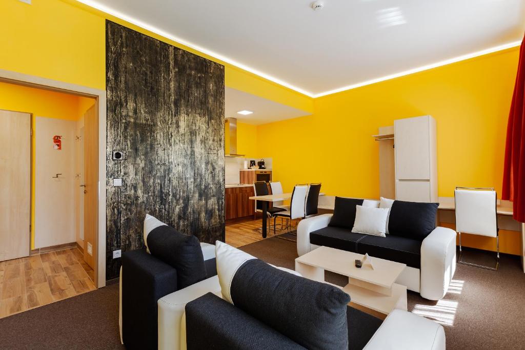 Część wypoczynkowa w obiekcie Hostel Mayer Superior Veszprém
