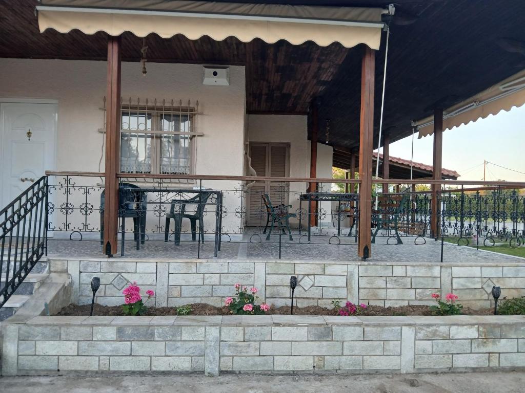 Balkón nebo terasa v ubytování Kanela House