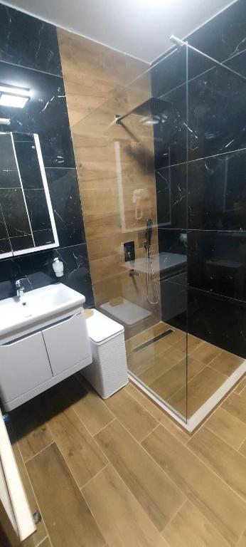 Koupelna v ubytování Apartments Miri
