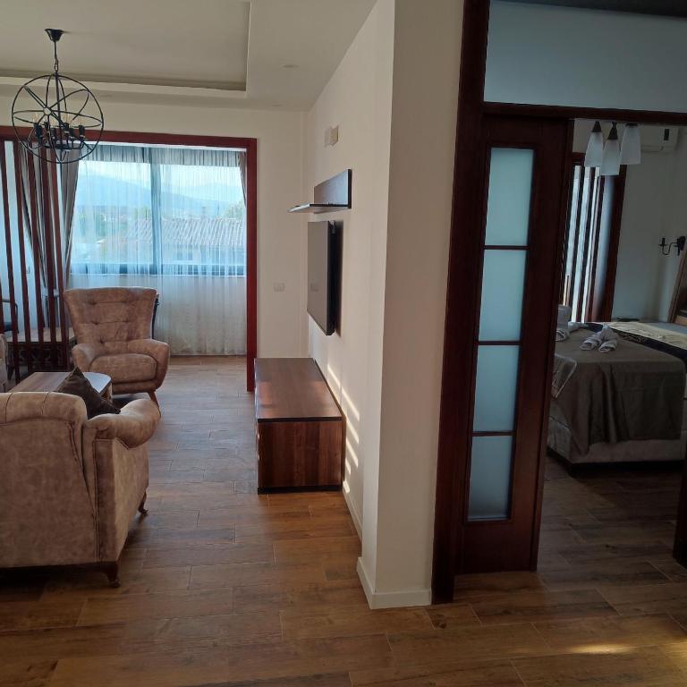 Postel nebo postele na pokoji v ubytování Apartments Miri