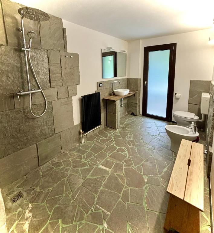 Kuchyň nebo kuchyňský kout v ubytování B&B Tre scimmiette