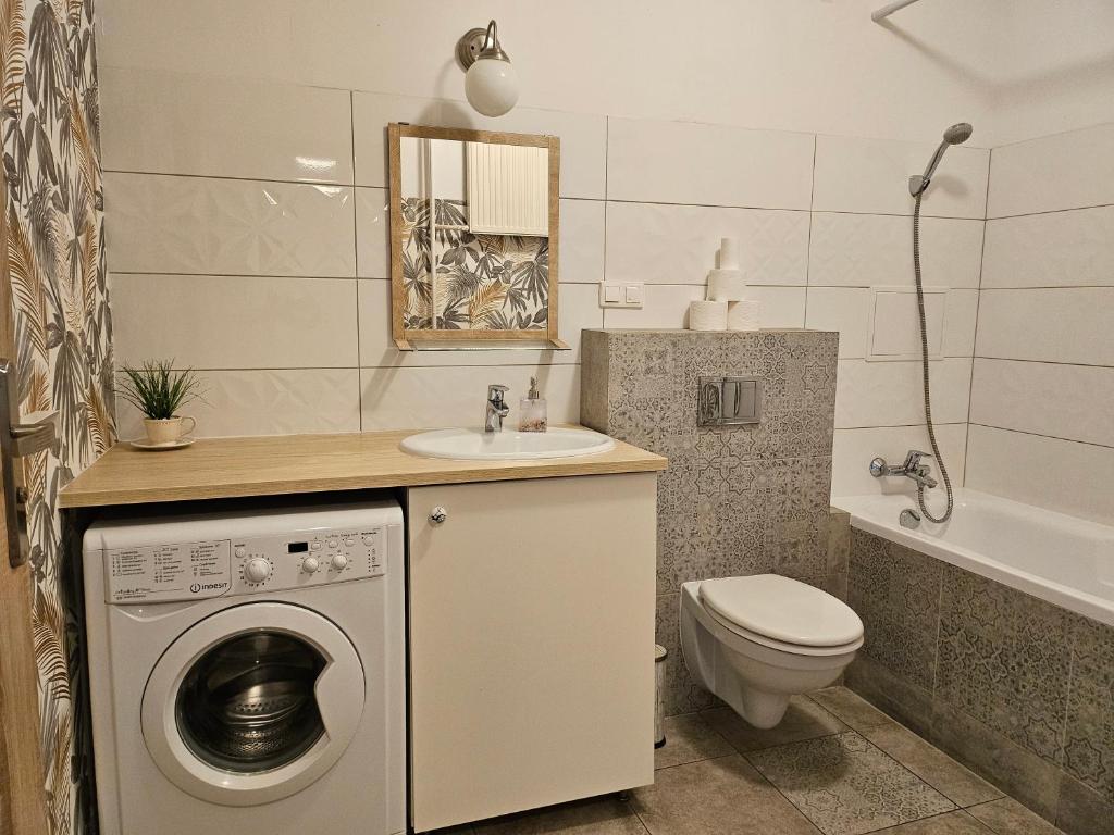 Kúpeľňa v ubytovaní Apartament Góralska