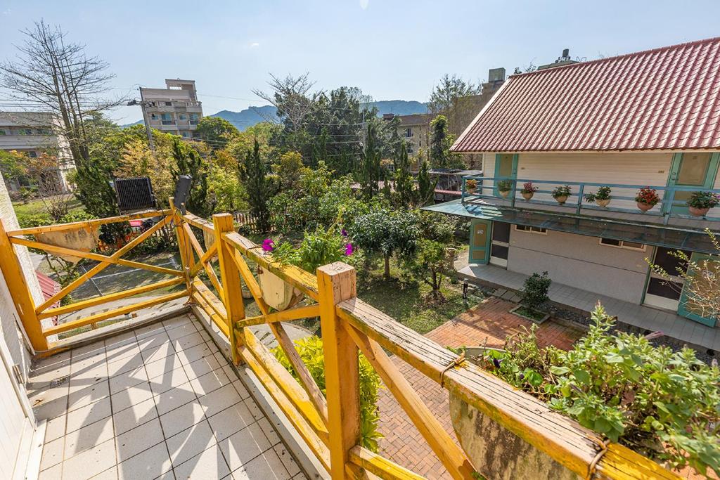 Balkón nebo terasa v ubytování Yishin Garden B&B