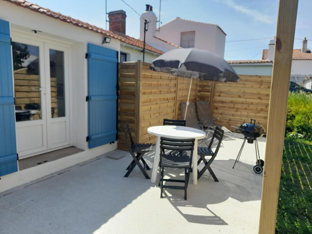 Patio alebo iná vonkajšia časť ubytovania studio rénové
