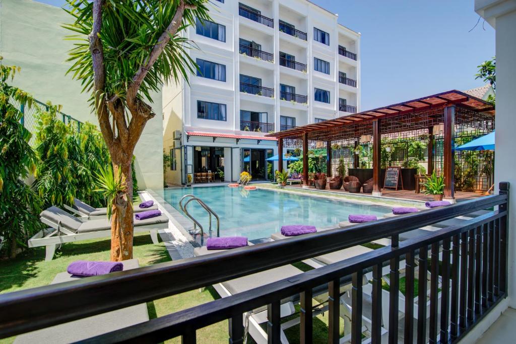 Bazén v ubytování White Lotus Hotel Hoian nebo v jeho okolí