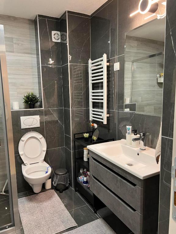 Koupelna v ubytování Apartment Mari Mari