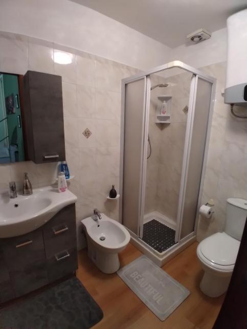 Koupelna v ubytování Armony House