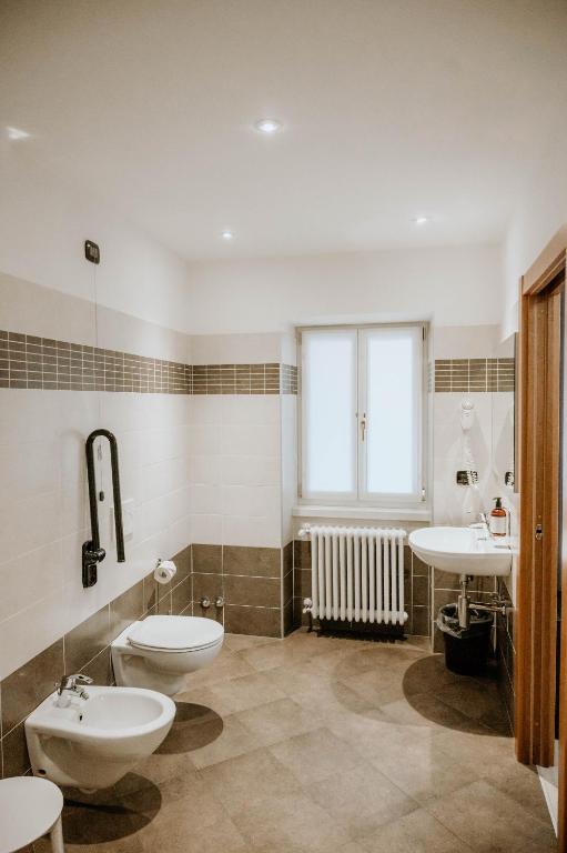 Koupelna v ubytování Hotel Venezia