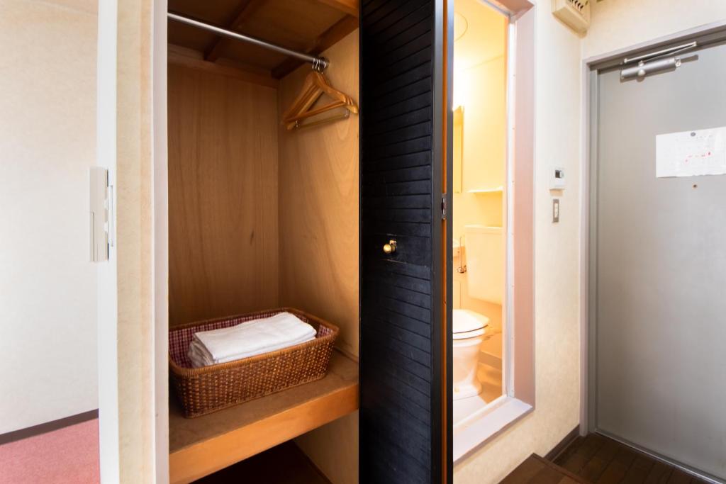 Koupelna v ubytování Yamato Saidaiji Hotel SINDAI