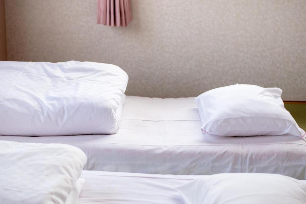 Postel nebo postele na pokoji v ubytování Yamato Saidaiji Hotel SINDAI