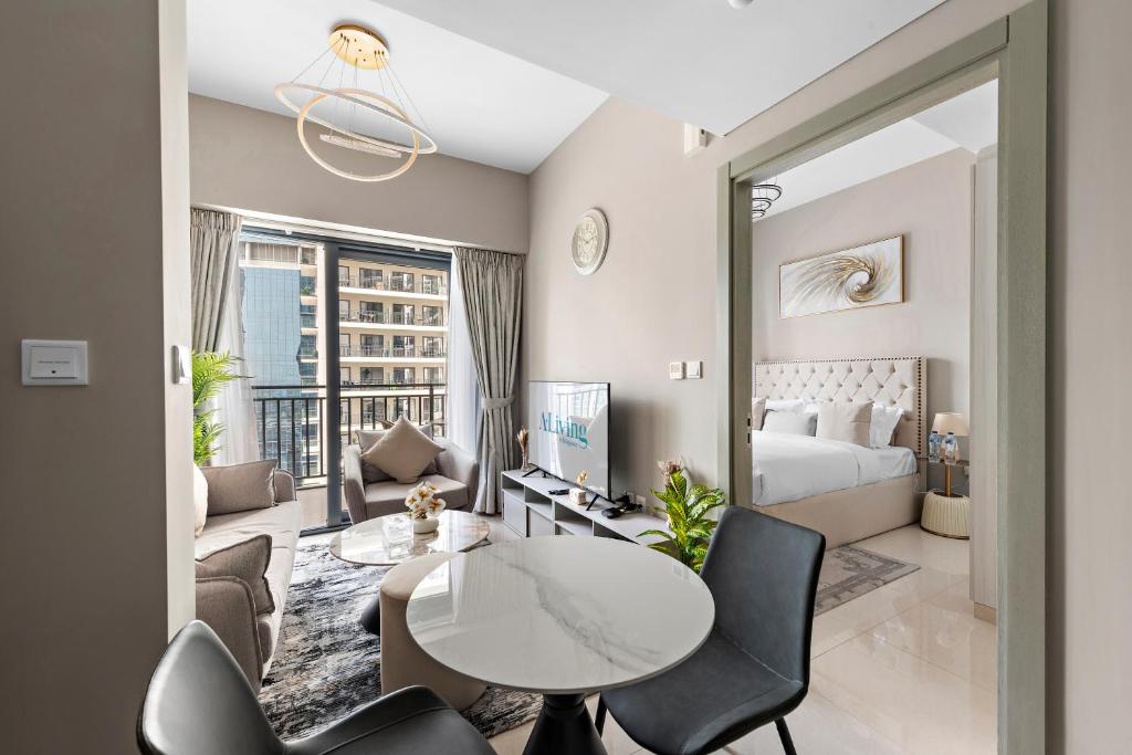 فضای داخلی ALiving Classy 1BR I Close to Dubai Mall I Zada Tower, Business Bay- 1617 در دبی - تصویر ۳