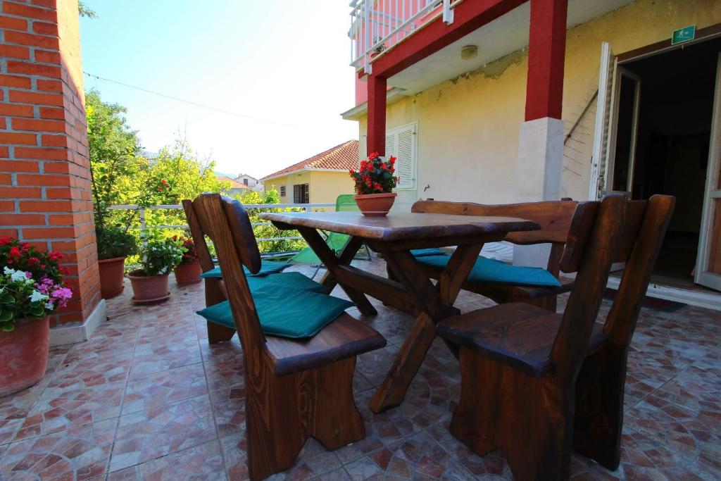 Balkón nebo terasa v ubytování Apartment Domestic