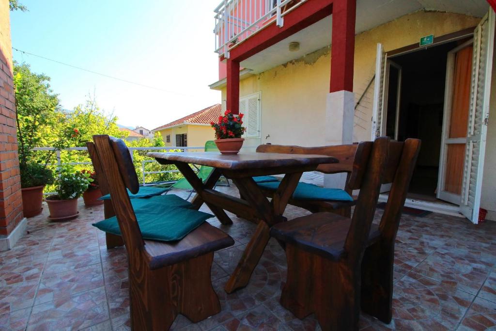 Balkón nebo terasa v ubytování Apartment Domestic